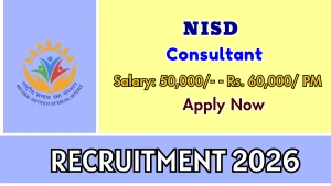 NISD Consultant Recruitment 2026 - Walkin