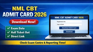 NML CBT Admit Card 2026 - Download Here
