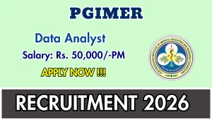 PGIMER Data Analyst Recruitment 2026 - Apply Offline PGIMER Data Analyst Recruitment 2026 - Apply Offline