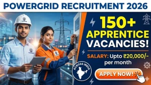 POWERGRID Apprentices Recruitment 2026 - Apply Online for 188 Posts