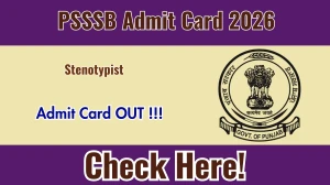PSSSB Stenotypist Admit Card 2026 Out - Download Here
