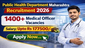 Public Health Department Maharashtra Medical Officer Recruitment 2026 - Apply Online for 1440 Posts Public Health Department Maharashtra Medical Officer Recruitment 2026 - Apply Online for 1440 Posts