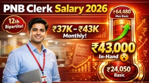 Punjab National Bank Clerk Salary 2026: Basic Pay, In-Hand Salary, Allowances, Job Profile & Career Growth Punjab National Bank Clerk Salary 2026: Basic Pay, In-Hand Salary, Allowances, Job Profile & Career Growth