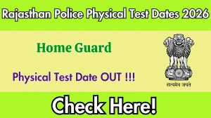 Rajasthan Home Guard Physical Test Date 2026 OUT (Direct Link) - Download Scorecard @ rajasthan.gov.in Rajasthan Home Guard Physical Test Date 2026 OUT (Direct Link) - Download Scorecard @ rajasthan.gov.in