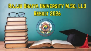 Rajju Bhaiya University M.Sc, LLB Result 2026 (Out) – Check Semester Results at rmlau.ac.in