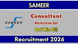 SAMEER Recruitment 2026 - Apply Offline for Consultant Posts