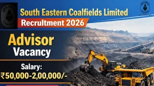 SECL Full Time Advisor Recruitment 2026 - Apply Offline
