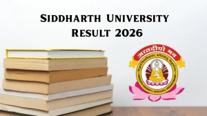 Siddharth University Result 2026 (Out) – Check BBA, M.Sc, Ph.D & Other Courses Results