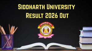 Siddharth University Result 2026 Out - M.Sc Agriculture, B.Sc Agriculture 3rd/5th/7th Sem & MA Visual Arts 3rd Sem @ suksn.edu.in