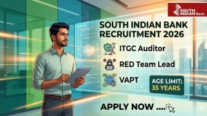 South Indian Bank Recruitment 2026 - Apply Online for  ITGC Auditor, RED Team Lead and VAPT Posts
