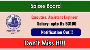 Spices Board Recruitment 2026 - Apply Online for 02 Executive, Assistant Engineer Posts Spices Board Recruitment 2026 - Apply Online for 02 Executive, Assistant Engineer Posts
