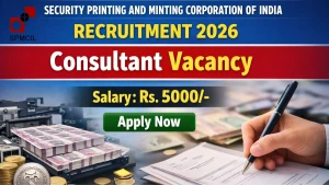 SPMCIL Consultant Recruitment 2026 - Apply Offline