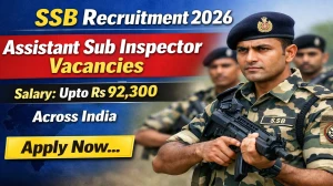 SSB ASI Recruitment 2026 - Apply Online for Assistant Sub Inspector Posts