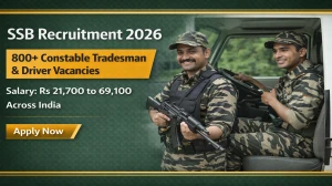 SSB Constable Tradesman Recruitment 2026 - Apply Online for 827 Posts