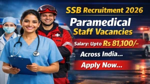 SSB Paramedical Recruitment 2026 Notification Out – Apply Online for 76 Head Constable & Constable Posts