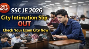 SSC Junior Engineer (JE) Exam City Intimation Slip 2026 Out – Download Link Here