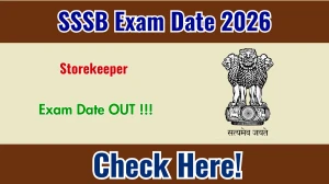 SSSB Storekeeper Exam Date 2026 Out at sssb.punjab.gov.in, Check Exam Schedule & Details