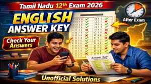 Tamil Nadu 12th Public Exam English Answer Key 2026 (Unofficial): Check the Question Paper Solutions