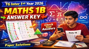 TG Inter Maths 1B Answer Key 2026 (Unofficial): Question Paper Solutions
