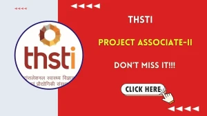 THSTI Project Associate-II Recruitment 2026 - Walkin