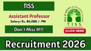 TISS Assistant Professor Recruitment 2026 - Apply Online