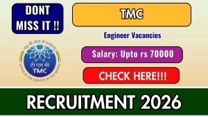 TMC Engineer Recruitment 2026 - Apply Online TMC Engineer Recruitment 2026 - Apply Online