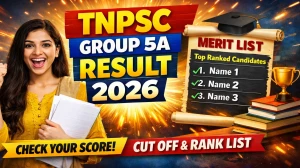 TNPSC Group 5A Result 2026 OUT (Direct Link) - Download Scorecard @ tnpsc.gov.in