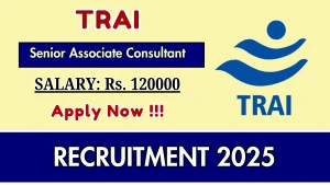 TRAI Senior Associate Consultant Recruitment 2026 - Apply Online