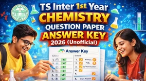 TS Inter 1st Year Chemistry Question Paper Answer Key 2026 (Unofficial)