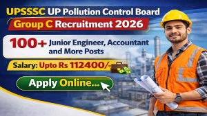 UPSSSC UP Pollution Control Board Group C Recruitment 2026 - Apply Online for 115 Junior Engineer, Accountant and More Posts
