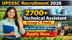 UPSSSC Agriculture Technical Assistant Group-C Recruitment 2026 Notification OUT - Apply Online for 2,759 AGTA Posts