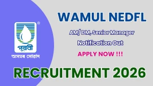 WAMUL NEDFL Recruitment 2026 - Apply Online for AM/ DM, Senior Manager Posts