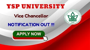 YSP University Vice-Chancellor Recruitment 2026 - Apply Offline