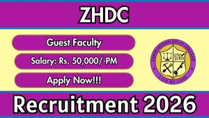 ZHDC Recruitment 2026 - Walkin for Guest Faculty Posts ZHDC Recruitment 2026 - Walkin for Guest Faculty Posts