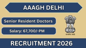 AAAGH Delhi Senior Resident Doctor Recruitment 2026 - Walkin