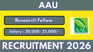 AAU Research Fellow Recruitment 2026 - Walkin