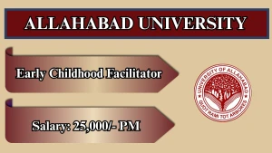 Allahabad University Early Childhood Facilitator Recruitment 2026 - Walkin