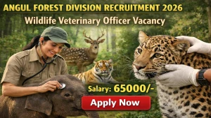 Angul Forest Division Wildlife Veterinary Officer Recruitment 2026 - Apply Offline Angul Forest Division Wildlife Veterinary Officer Recruitment 2026 - Apply Offline