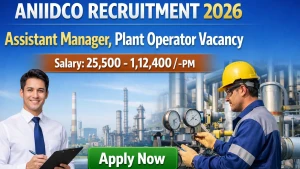 ANIIDCO Recruitment 2026 - Apply Offline for Assistant Manager, Plant Operator Posts