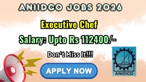 ANIIDCO Executive Chef Recruitment 2026 - Apply Offline