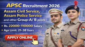 APSC CEE Recruitment 2026 - Apply Online for 78 Civil Service, Assam Police Service and other Group‑A/B Posts