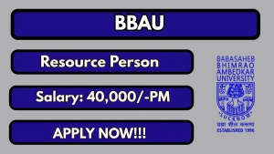 BBAU Resource Person Recruitment 2026 - Apply Online