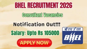 BHEL Consultant Recruitment 2026 - Apply Online