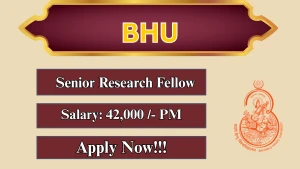 BHU Senior Research Fellow Recruitment 2026 - Apply Online