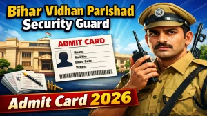 Bihar Vidhan Parishad Security Guard Admit Card 2026 Out - Download Here