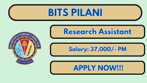 BITS Pilani Research Assistant Recruitment 2026 - Apply Online BITS Pilani Research Assistant Recruitment 2026 - Apply Online
