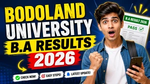 Bodoland University Result 2026 (Out) - FYUGP BCA, BBA, BFA & B.Music Results @ buniv.edu.in