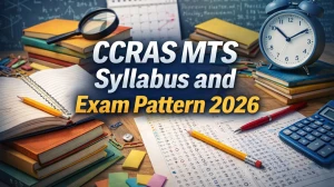 CCRAS MTS Syllabus and Exam Pattern 2026 – Get Topic-wise Syllabus & Exam Pattern