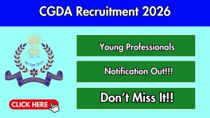 CGDA Young Professionals Recruitment 2026 - Apply Offline for 12 Posts