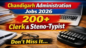 Chandigarh Administration Clerk Recruitment 2026 - Apply Online for 257 Group C (Clerk & Steno) Posts